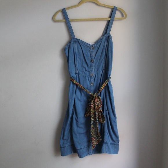 Anthropologie Dresses & Skirts - SALE!! Anthro Denim Sweetheart Dress